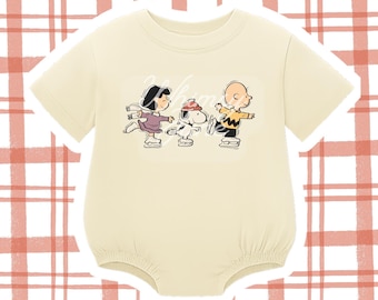 Good Grief Holiday Romper, Ice Skating Outfit