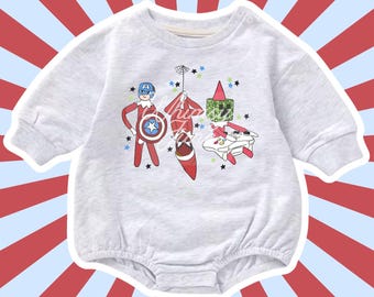 Video Game Elf Christmas Romper, Matching Family Outfits