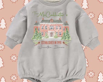 Classic Christmas Movie Romper, Matching Family Christmas Outfit