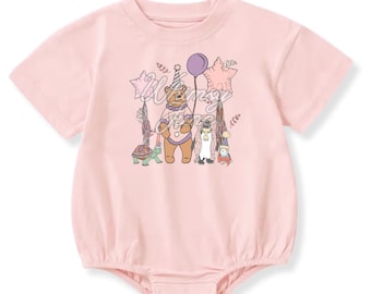 Birthday Circus (#54) on a Sweatshirt, Tshirt or Bubble Romper for Babies and Toddlers