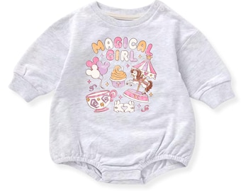 Magical Girl (#80) on a Sweatshirt, Tshirt or Bubble Romper for Babies and Toddlers