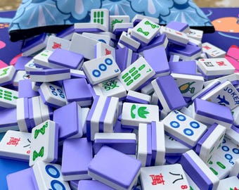 Floating Mahjong Set, Full-Size, Travel Ready, Lightweight, Hard Plastic