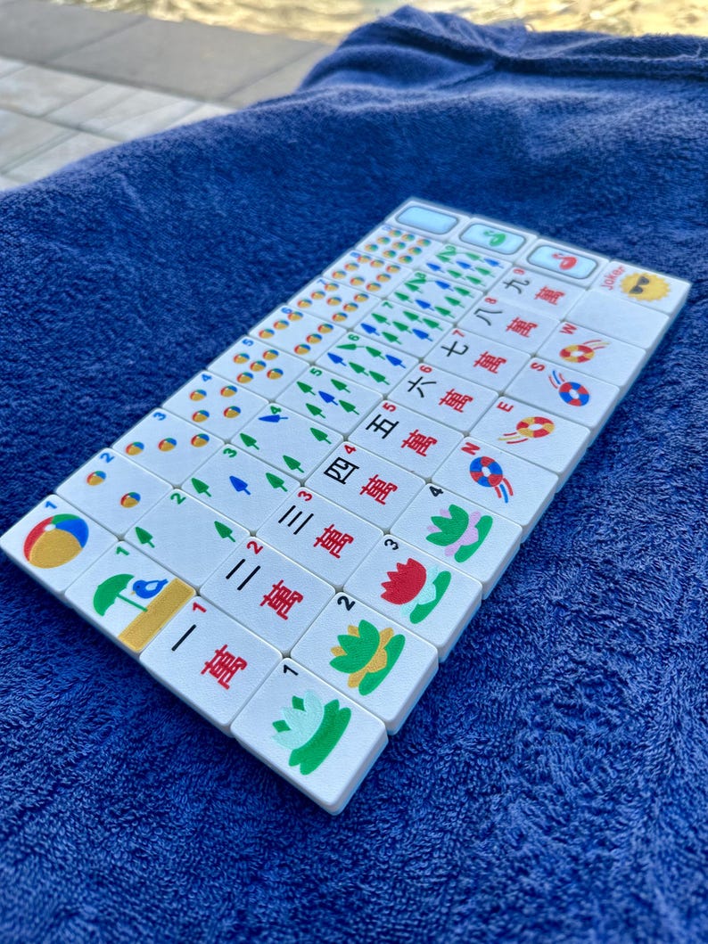 Floating Travel Mahjong - Pool Theme - Etsy