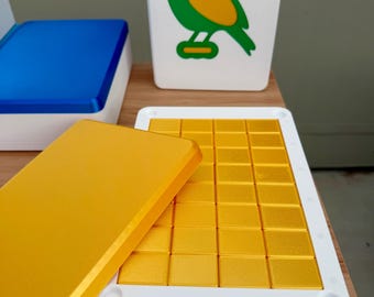 Mahjong Tile Display Case - Mega Tile. Gigantic Gift for Displaying Your Favorite Spools Set