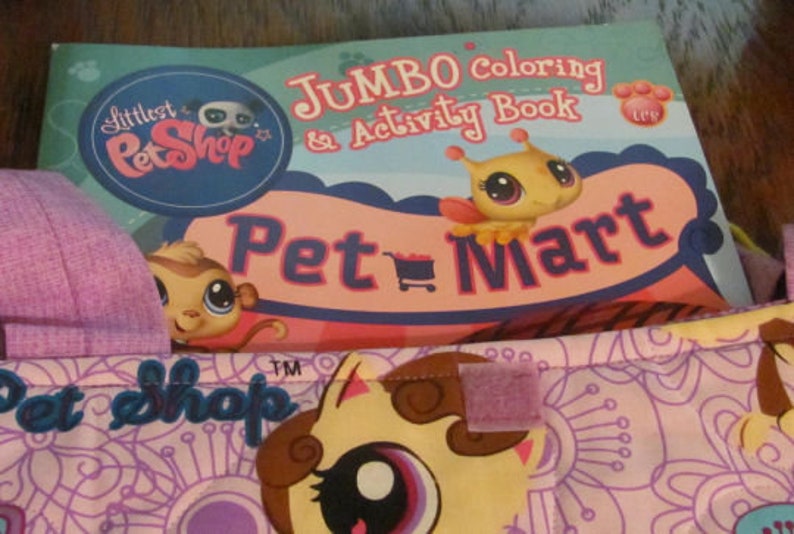 Download Littlest Pet Shop Crayon Tote Bag with Coloring Book and ...