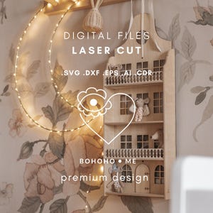 Casa in affitto con dettagli Viralova • Design SVG per plotter • Per uso personale • Studio Bohoho.me