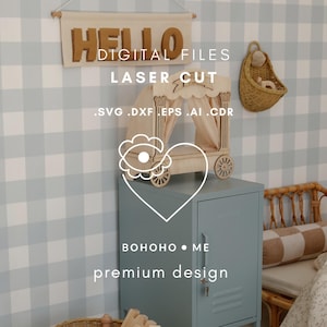Wooden Puppet Theater SVG for Laser Cutting • Creative Toy for Kids DIY Play • Digital File • Commercial License • Bohoho.me