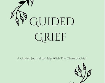 Printable Grief Journal | 30-Day Healing Workbook | Digital Download for Loss of a Loved One