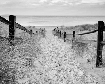Fathers Day Gifts Wall Decor Beach Northern Michigan Wall Art Black and White Michigan Beach Photo Home Decor Print New Dad Gift for Him Art