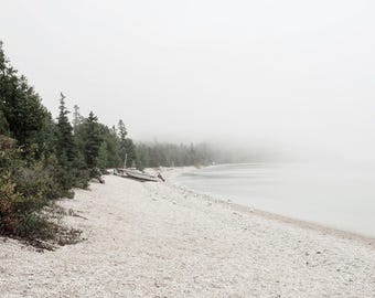Foggy Beach 24 x 36 in (Digital Print)