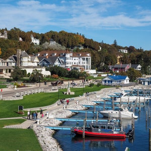 Fathers Day Gifts for Dad New Dad Gift Mackinac Island Photography Mackinac Island Wall Art Gifts for Him Birthday Gift Coastal Wall Decor