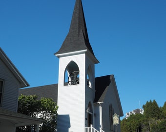 Mackinac Island Church Print Mackinac Island Photography Mackinac Island Art Church Art Print Thank You Gift Church Leader Gift for Pastor