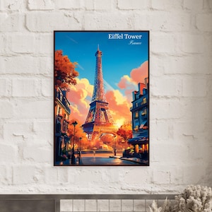 Eiffelturm Print | Eiffelturm Wandkunst | Paris Poster | Paris Reise Poster | Wohnkultur Geschenk | Wohnzimmer Kunst | Wandkunst
