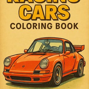 Printable Race Car Coloring Book | 20 Fun Vehicle Pages for Toddlers ...