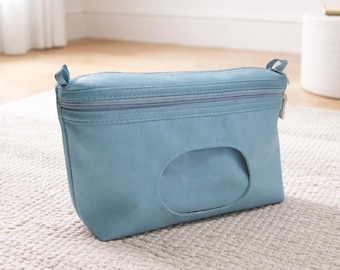 Personalized Diaper Wipe Bag Waterproof Baby Organizer, Travel Mom Gift, Baby Shower Gift Double Zipper Pouch Waterproof Baby Care Package