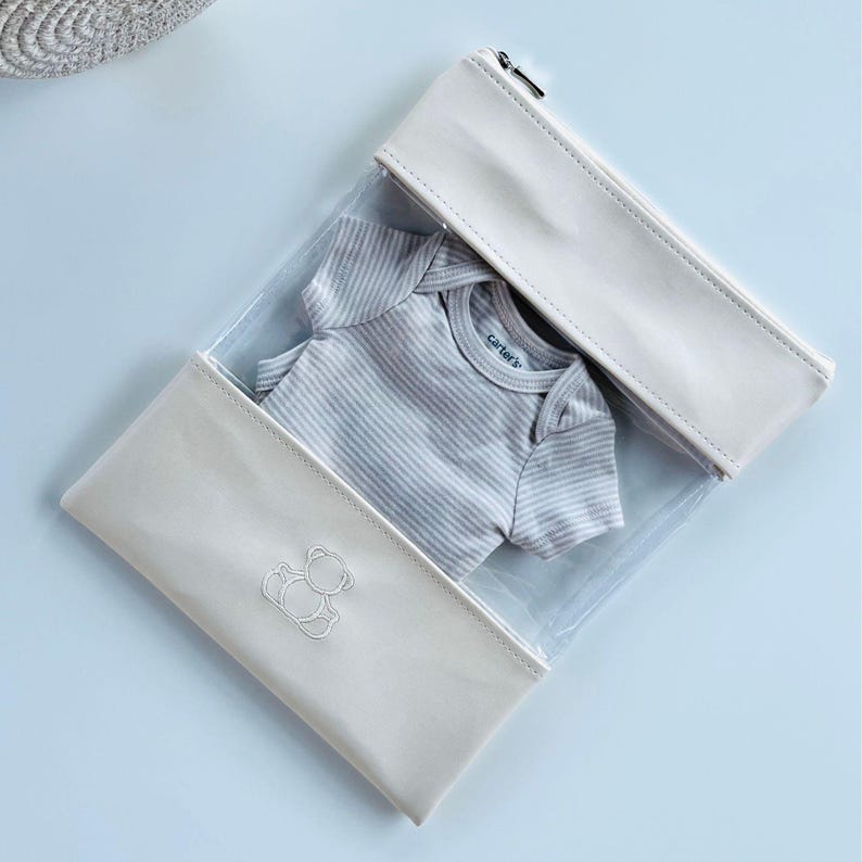 Back to School Organizer Baby Clothes Waterproof Design Embroidery Personalized Name Daycare Essential Bag for Extra Clothes Preschool image 14