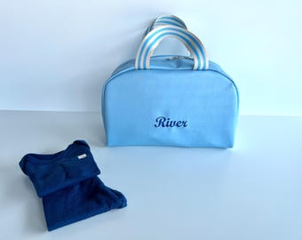 Personalized Waterproof Bottle Bag Embroidered Daycare Tote Minimalist Tote Handbag Baby Shower Gifts Children's Handbag Toddler Essentials