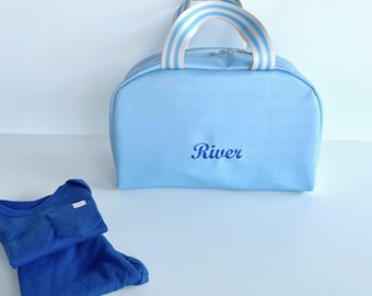 Personalized Waterproof Bottle Bag Embroidered Daycare Tote Minimalist Tote Handbag Baby Shower Gifts Children's Handbag Toddler Essentials