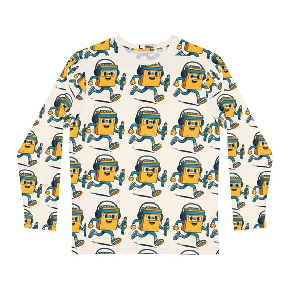 Cassette Commander Long Sleeve. Walkman? No, Walk-Him. Nobody Has a Shirt Like This