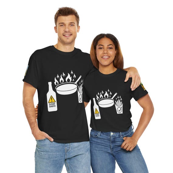 SLOAF-P13 FRY HARD: The original deep-heat shirt for heroes of the pan.