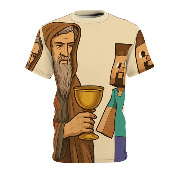 Elijah's Cup or is it Steve's? Nobody has a shirt like this. Let my people block.