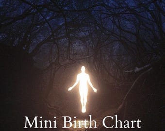 Mini Birth Chart Reading PDF | Personalized Astrology Insight | Same Day Delivery | Natal Chart Analysis in 24 Hours