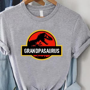 Grandpa Saurus Shirt, Grandpa Dinosaur Tee, Grandpasaurus T-Shirt, Funny Grandpa Shirt Gift, Father&#39;s Day Gift, T-Rex Shirt For Grandpa