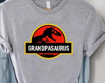 Grandpa Saurus Shirt, Grandpa Dinosaur Tee, Grandpasaurus T-Shirt, Funny Grandpa Shirt Gift, Father's Day Gift, T-Rex Shirt For Grandpa