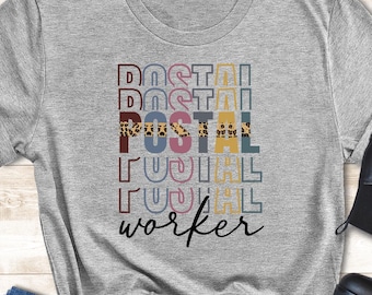 Postal Life Shirt, Post Office Worker Gift, Gift for Mailwomen, Postal Worker Lovers Tshirt, Mailman Gift, Postman Shirt, Postal Carrier Tee