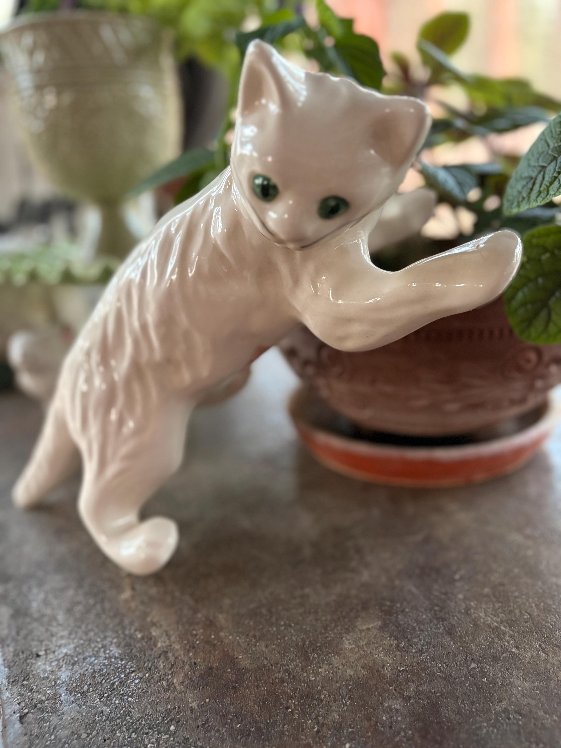 Vintage RARE Carmark Pottery Climbing Cat - Etsy