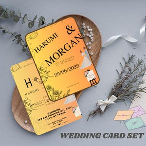 Luxus Hochzeit Einladungskarte | Benutzerdefinierte Premium-Hochzeit einladen | Elegante und persönliche Hochzeitspapeterie