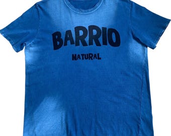 Organic Cotton T-Shirt • Plant Dyed with Medicinal Plants • Natural Indigo Color • Sustainable Vegan Clothing • Spiritual Wear