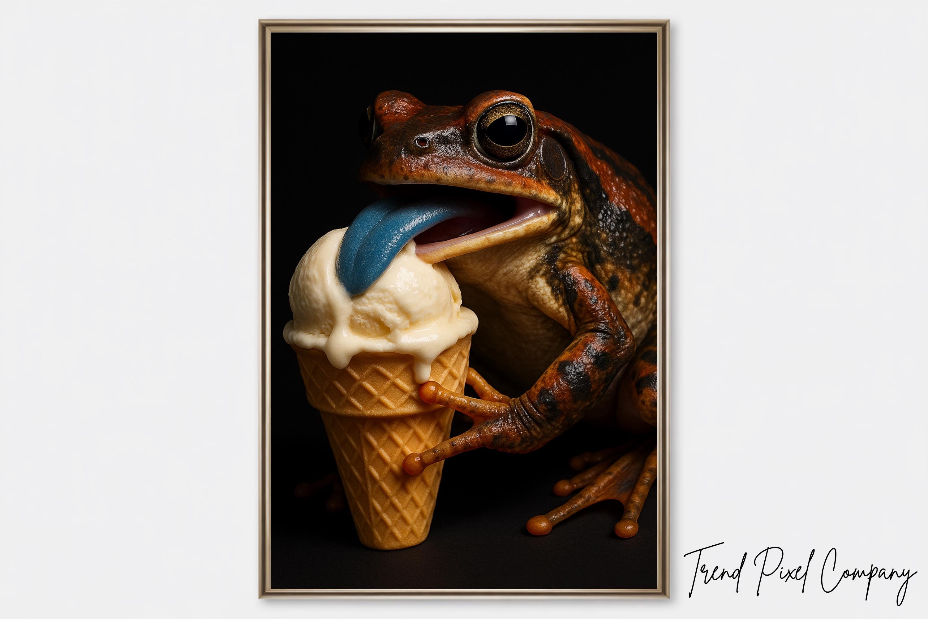 Licking an ice cream - Etsy México, image size:3000x2000