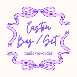 CUSTOM Made-To-Order Quilted Bow Bible/Book Bag I Bow Bible/Book Sleeve I CUSTOM Pencil Pouch I Bow Bible/Bookmarks (set or individual)