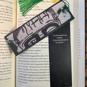 Frankenstein Monster Bookmark | Gothic Literature Bookmark | Creature Art | Dark Academia | Annotated Classics