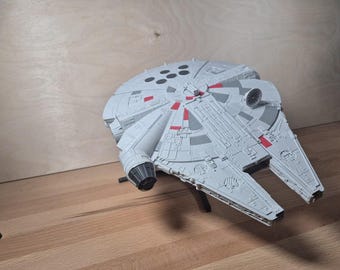 Millennium Falcon and Tie Fighter Combo display models