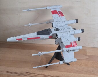 X-wing and Millennium Falcon Combo display models