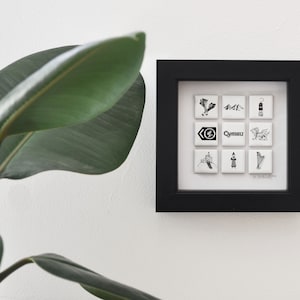 Wales wall art - small, Welsh art, Welsh gifts