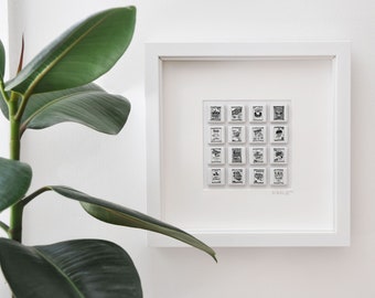 Crisp Packet Wall Art: Illustrated Wall Decor In Box Frame