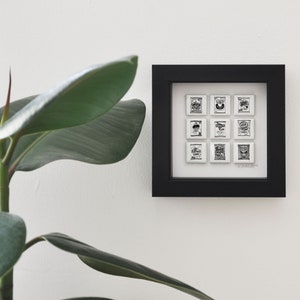 Crisp packets wall art (small), Crisp lover gift, Crisp poster
