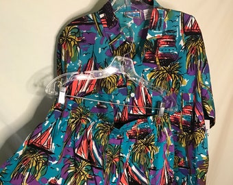 mens matching bathing suit and shirt