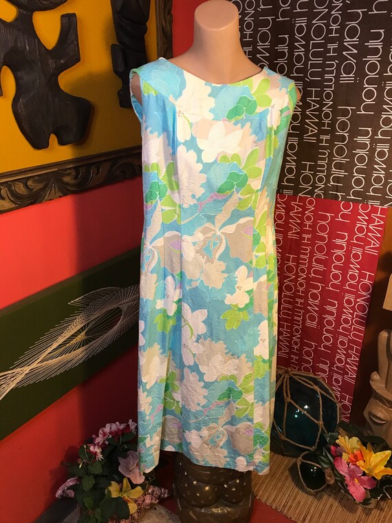 Vintage Woman's 1960s Hawaiian Dress TORI RICHARD