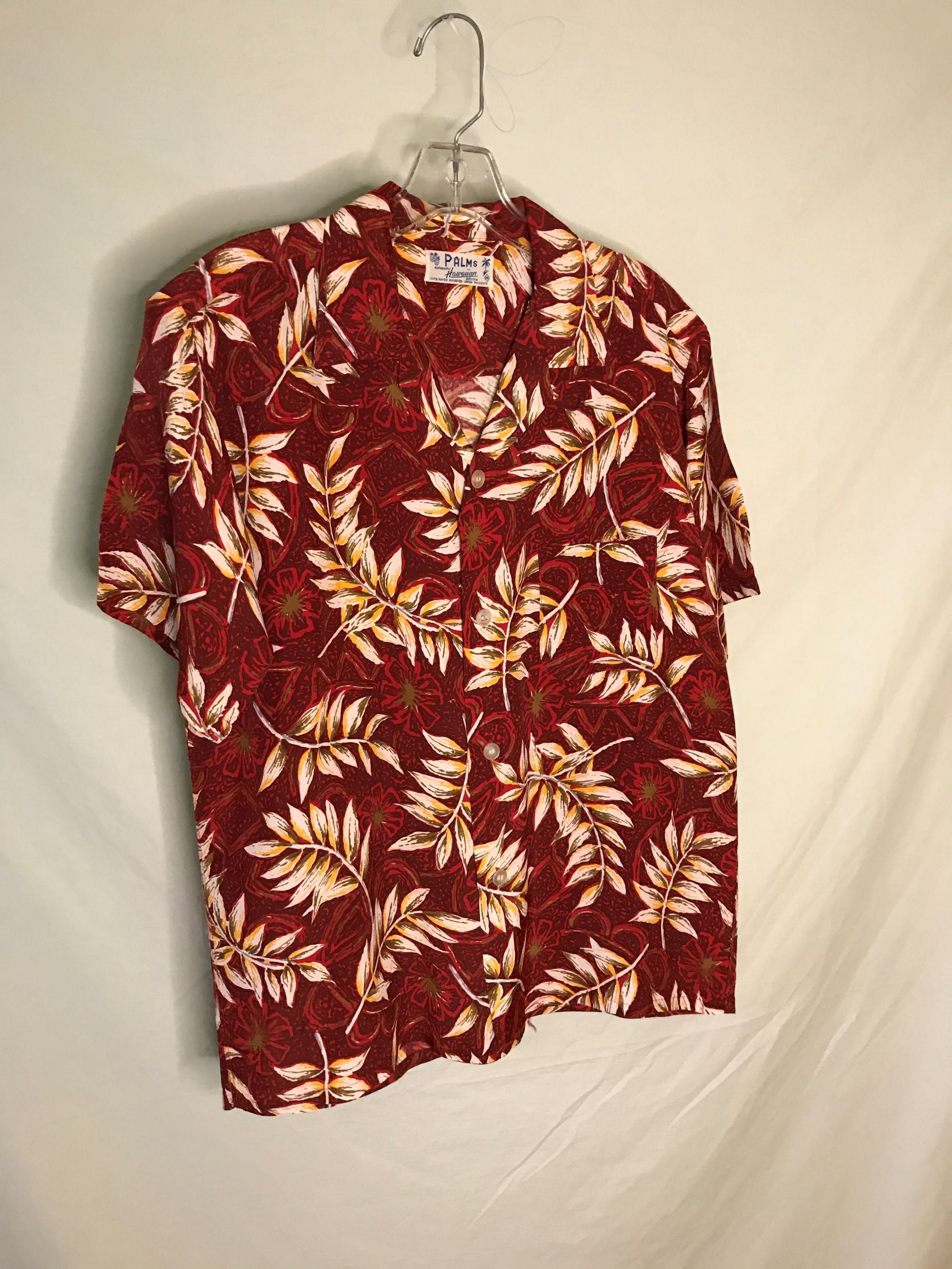 超爆安 50s CRAZY PATTERN RAYON SHIRTS ロカビリー L シャツ - udm