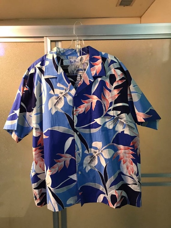 Vintage 4XL 1970s Hawaiian Mens Cabana Set Rai Nan