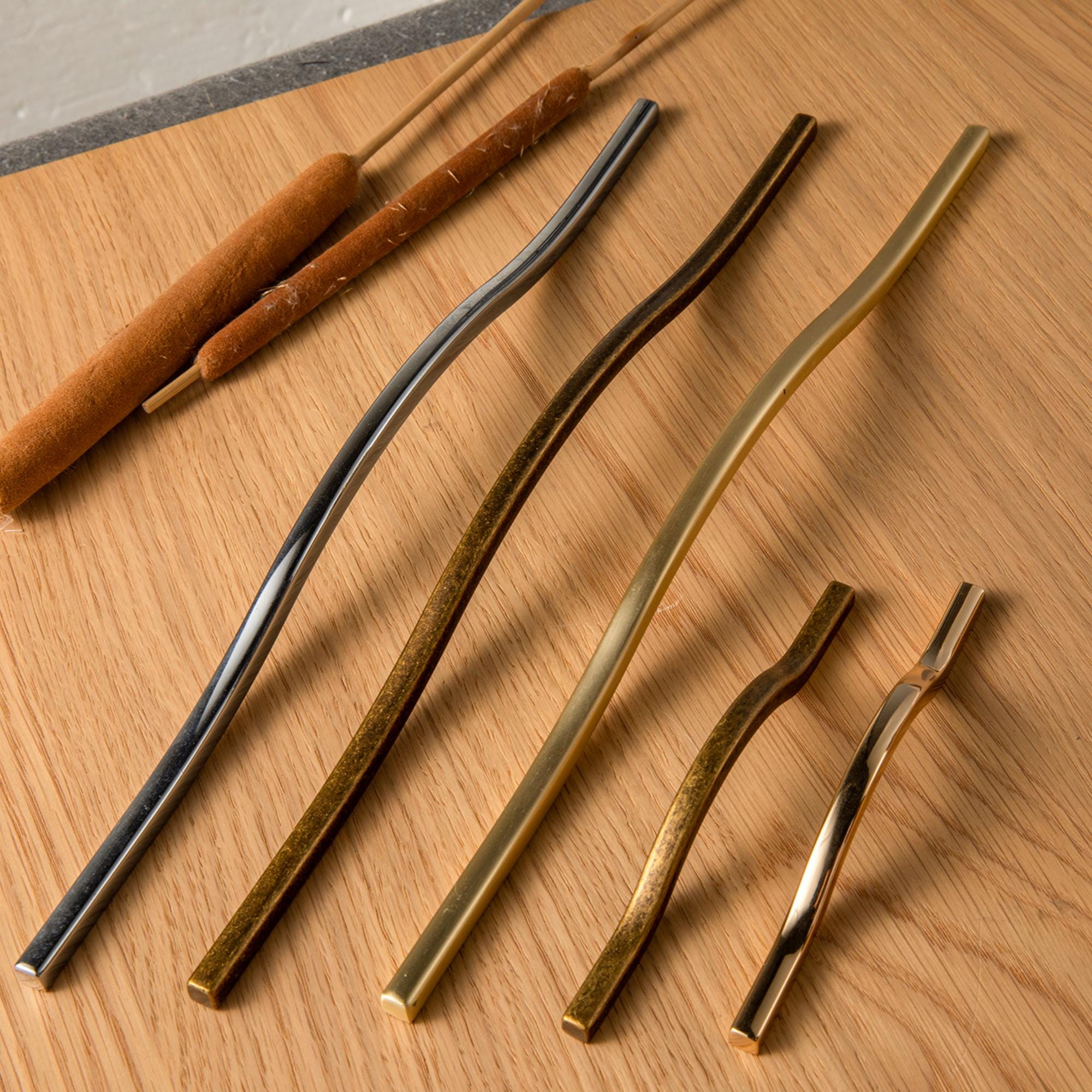 Modern Curved Arch Drawer Handles/Champagne Bronze Curved Cabinet Pulls Handles/wardrobe handles/brushed gold drawer pulls/home decor