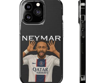 Neymar Graphic Phone Case Neymar Case for iPhone Football Case Neymar Accessory For Football Fans Phone Case Football Soft Phone Case