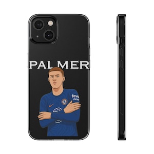 Football Phone Case, Soccer Phone Cover, Sports Fan Gift, Protective Mobile Case, Cole Palmer Design Chelsea Phone Case Football Fan Gift