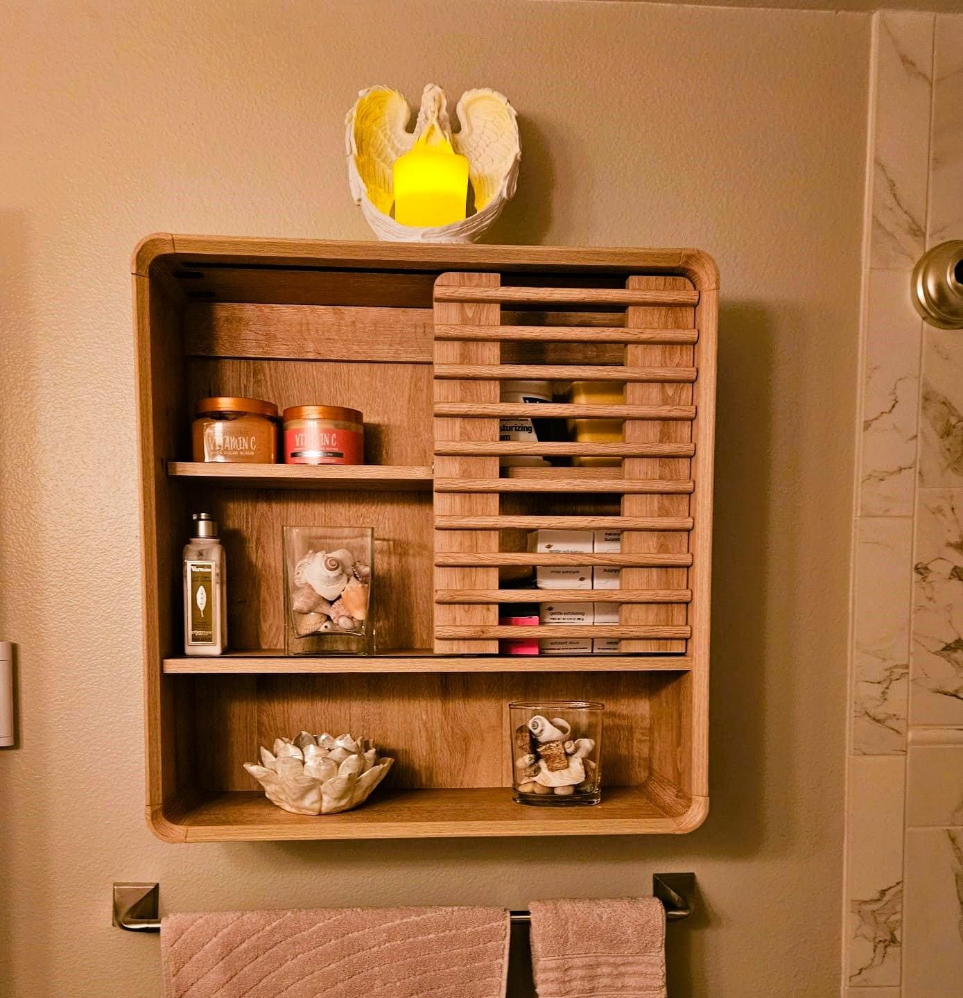 Wooden Medicine Cabinet for Bathroom | Wall Cabinet | Storage Cabinet | Vintage Cabinet | Spice Cabinet | Kitchen Cabinet | Display Cabinet