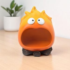Calcifer Fire Tray: Studio Ghibli Inspired Anime Decor