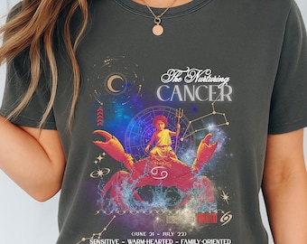 Camiseta del signo zodiacal Cáncer / Camiseta astrológica de la constelación de Cáncer